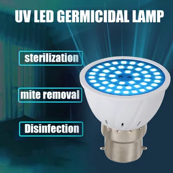 

GU Lamp Sterilizer Light Bulb B22 UVC LED Disinfection Living Room Bedroom for Household Rooms Protection Supplies