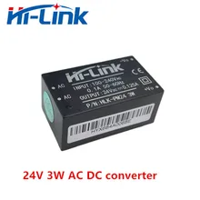 Free shipping 220v 24V 3W AC DC isolated power supply module smart home HLK-PM24 switching mode AC DC converter