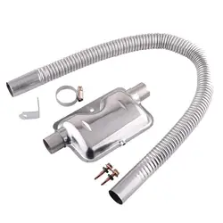 60/150/200cm Car Heater Exhaust Muffler Air Diesel Parking Heater Accessories Stainless Steel Pipes for Webasto for Eberspacher