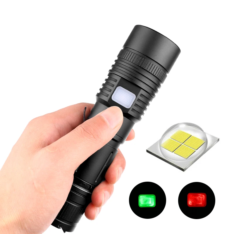 

XANES 086 XHP 50 Flashlight 5 Modes Waterproof USB Chargeable Zoomable Work Lamp Camping Hunting LED Torch Light Portable