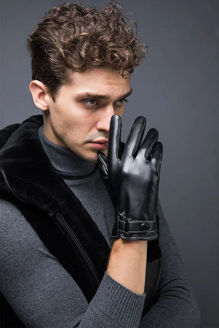 Спортивные перчатки на открытом воздухе Windstopper для сноуборда лыж верховой езды Велоспорт велосипед ветрозащитный зимний тепловой сенсорный экран унисекс кожа