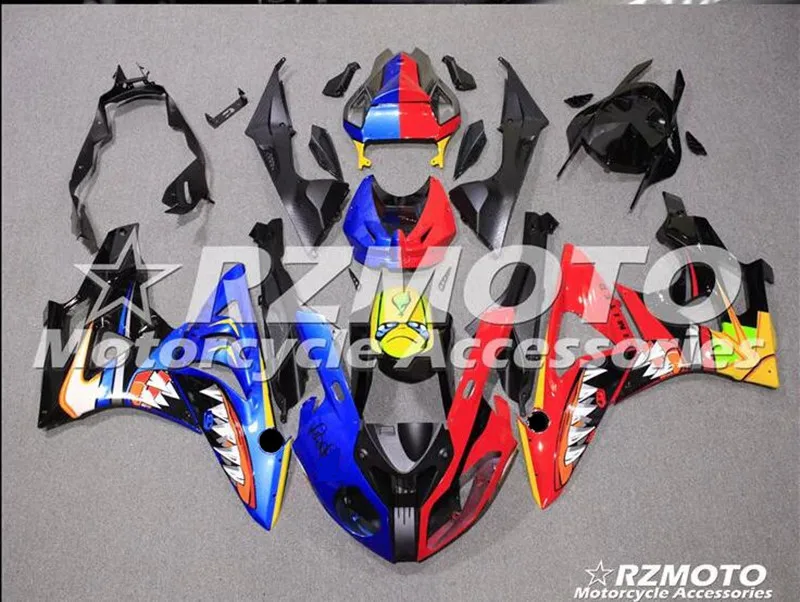 Мотоциклетный обтекатель abs подходит для S1000RR 2009 2010 2011 2012 2013 корпусные детали пресс-формы красный синий ACEKITS Магазин № 0102