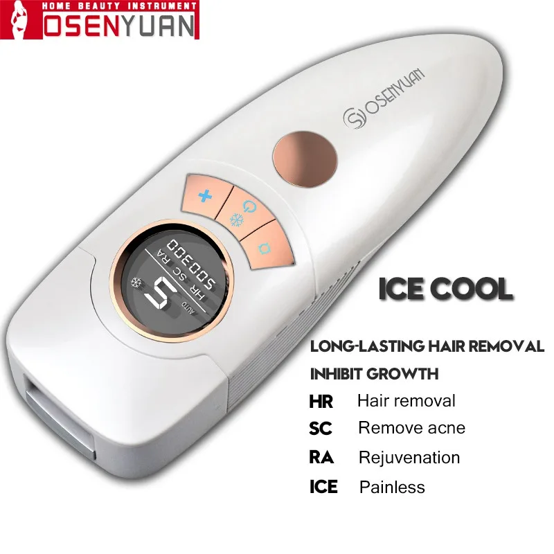 Lescolton, 4 в 1, Эпилятор icecool IPL, постоянное лазерное удаление волос с ЖК-дисплеем, лазерный триммер для бикини, фотоэпилятор