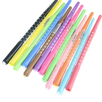 

12 Color Rainbow Gel Pen Dot & Dots Pen Stationery Caneta Papelaria Gift Office Material Escolar School Supplies