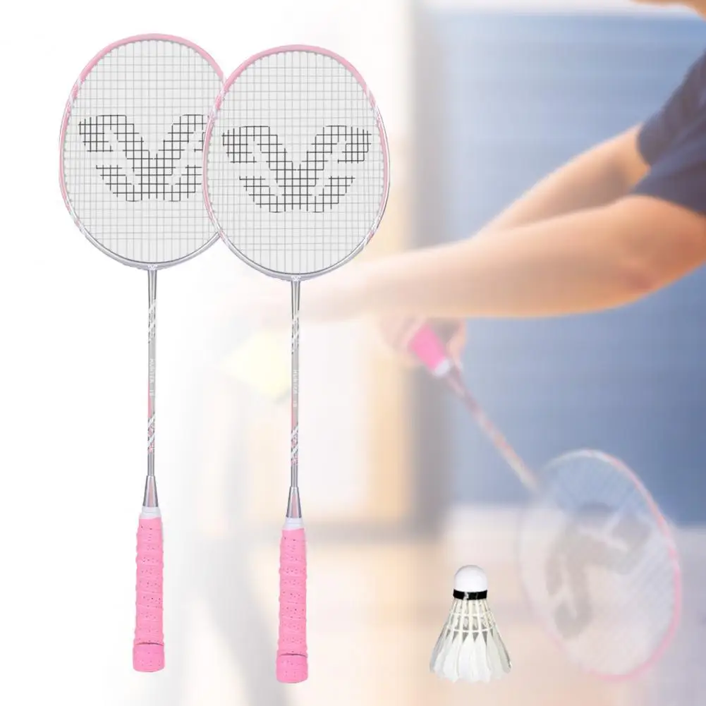 

1 Set H15 Badminton Racquet Firm Frame High Tension String Anti-skid Grip Handle Professional Badminton Rackets Set for Indoor
