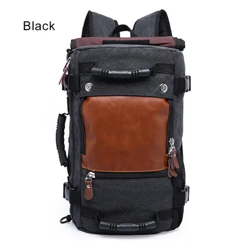 

Newly Stylish Travel Large Capacity Backpack Male Luggage Canvas Bag Multifunctional Backpack for Outdoor Travel BN99