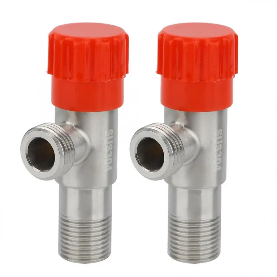 Приводной шаровой клапан G1/2 304 из нержавеющей стали горячий и холодный угловой клапан для воды для электрического водонагревателя туалета Электрический