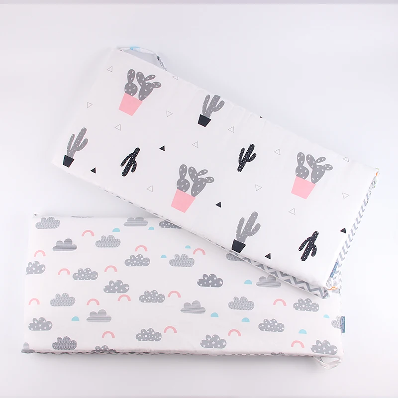 Newborn Baby Bed Cushion Bumper Crib Cushion cotton baby Bumpers crib Safety Protection pad cartoon decoration lovely