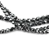 WLYeeS Natural Stone beads Faceted Black Hematite Beads For Jewelry Making 2/3/4/6/8/10mm Round bedas Diy Bracelets Accessories ► Photo 3/5