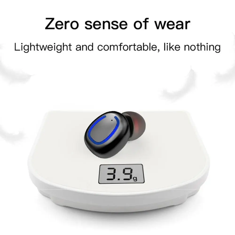 TWS Bluetooth 5.0 Earphones Stereo Wireless Earphones Waterproof with Portable Charging Box