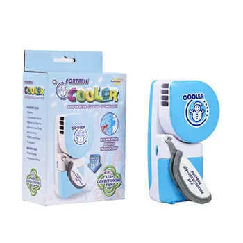 

Top Snowman shape Air Conditioner Cooler Portable Size Bladeless Design fan USB Battery Operated Handheld Cooling Fan Best Gift
