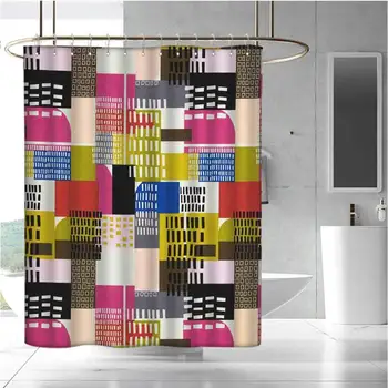 

3D Printed Shower Curtain Hotel Quality, Machine Washable