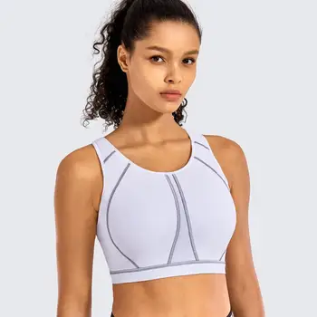 

Women's Medium Impact Full Coverage Wire Free Molded Cup Sports Bra