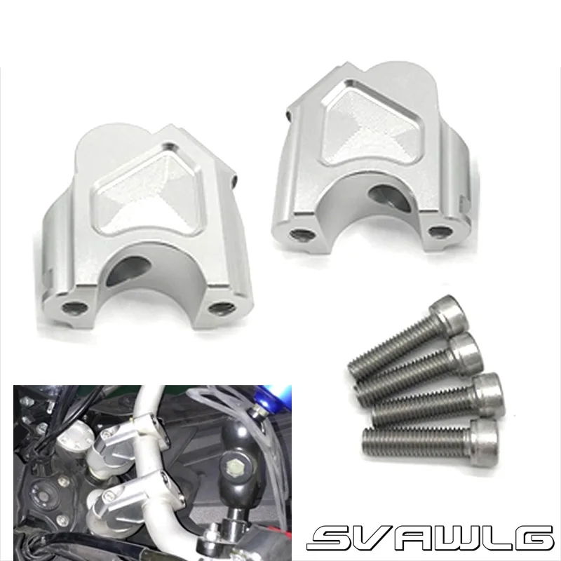 For Benelli TRK502 TRK 502 2016-2017 Motorcycle Accessories CNC Aluminium Handle Bar Clamp Raised Extend Handlebar Mount Riser | Автомобили