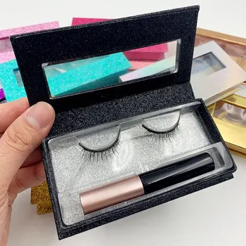 

NEW 5 Magnet Eyelash Magnetic Liquid Eyeliner& Magnetic False Eyelashes & Tweezer Set Waterproof Long Lasting Eyelash Extension
