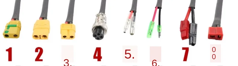 discharge connectors for ebike battery