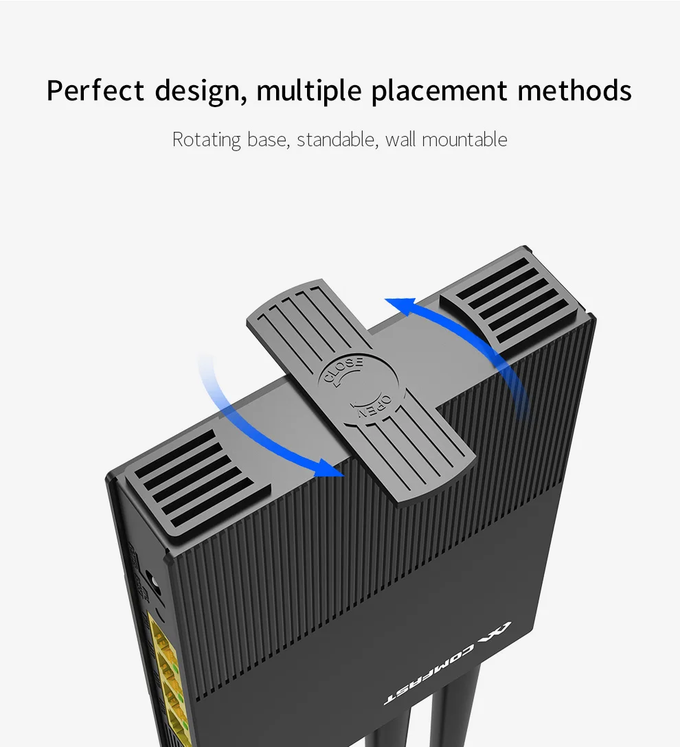 COMFAST CF-WR617AC 1200Mbps 2.4G&5G Dual-band Gigabit Enterprise Router wifi Universal Wall King Industrial Wireless WIFI Router