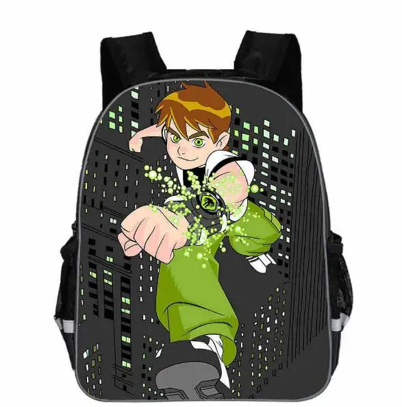 Подростковый мультяшный рюкзак Ben 10, школьные сумки с героями мультфильмов для мальчиков, популярный рюкзак для начальной школы, школьные ранцы для мальчиков и девочек Mochila 13 дюймов - Цвет: photo color