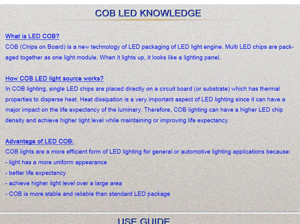 cob led light bulb lamp led lighting car work house lights (1)