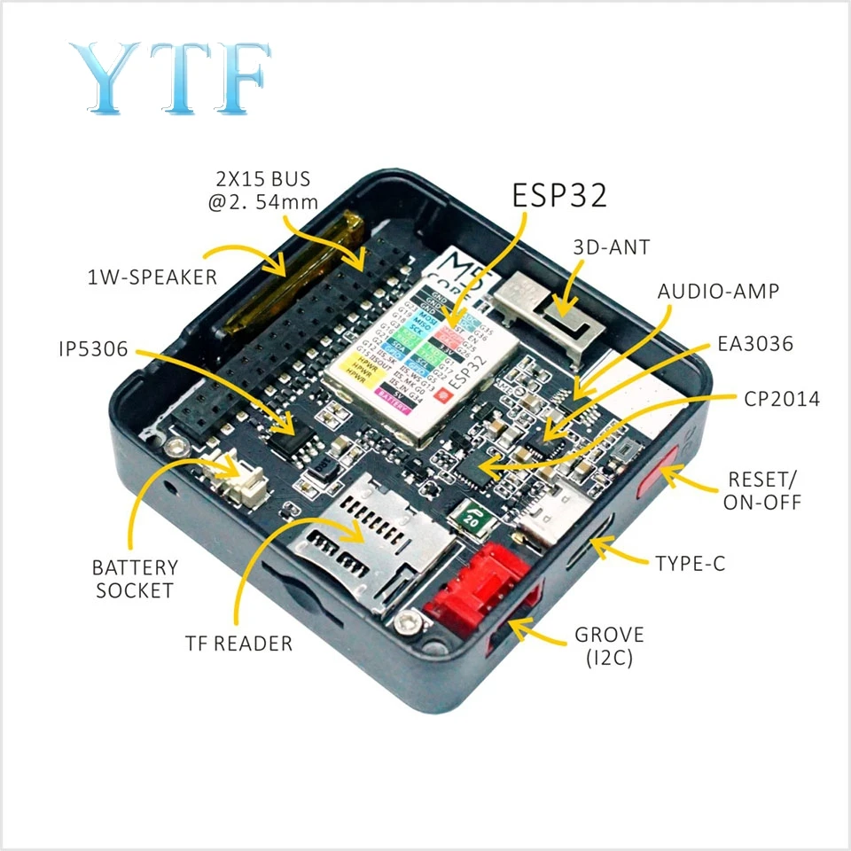 Placa de Desenvolvimento m5 para Arduino M5stack Iot Kit Esp32 Zk10 - Imagem 2