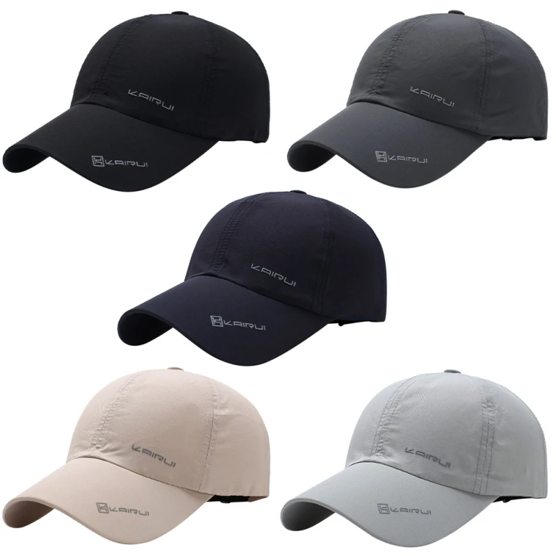 Outdoor Running Cap Lightweight Waterproof Sunshade Breathable UPF50+ Ultra Thin Cooling Hat