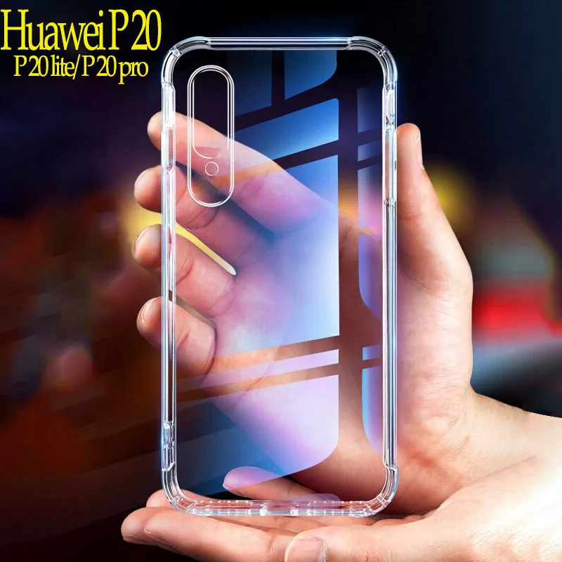 huawei p20 pro lite чехол защитный хуавей р20 лайт р 20 про Мягкий Прозрачный Силикон ТПУ