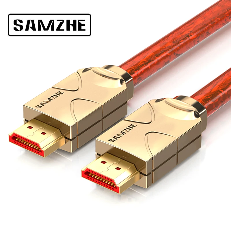 SAMZHE 4K HDMI к 2 0 кабель К AV кабельный разъем для ноутбука Tv box Xbox подключения