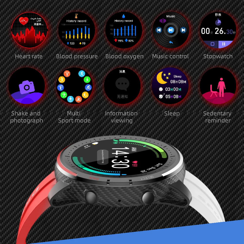 2021 модные порыв Смарт часы телефонными разговорами через Bluetooth трекер сна для