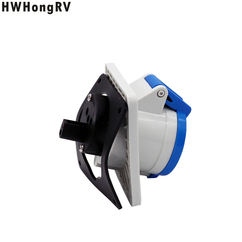 External Power Socket 200-250V 32A Power Supply Interface Electricity Jack for RV Camper Van