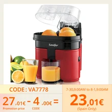 Соковыжималка Sonifer электрическая для цитрусовых, 90 Вт, 220 В Соковыжималка Sonifer электрическая для цитрусовых, 90 Вт, 220 В