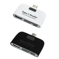 Горячая карточка распродажи читателей Классический Нежный USB 3,1 тип-c концентратор USB 2,0 PD адаптер TF карта памяти OTG кардридер для телефона