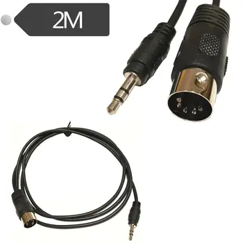 

5 Pin Din Plug To 3.5mm Stereo Jack Plug Audio Cable 2m