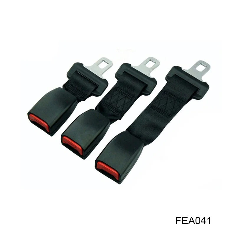 Different Size Adjustable Webbing Car Seat Safety Belt Extenders Buckle FEA041 photo