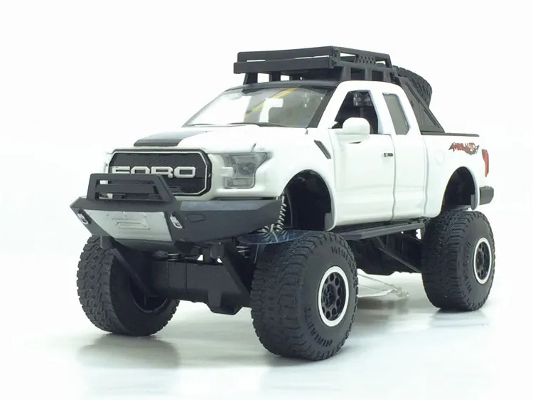 New Style Ford Raptor F150 Pickup Model Metal Car Toy Car Model Monster Truck