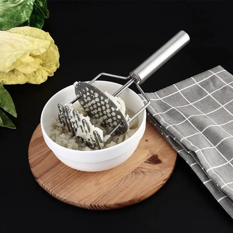 Нержавеющая сталь давилка для картофеля Ручной Кухонный давление картофельный Ил пюре инструмент для удобного гладкого пюре