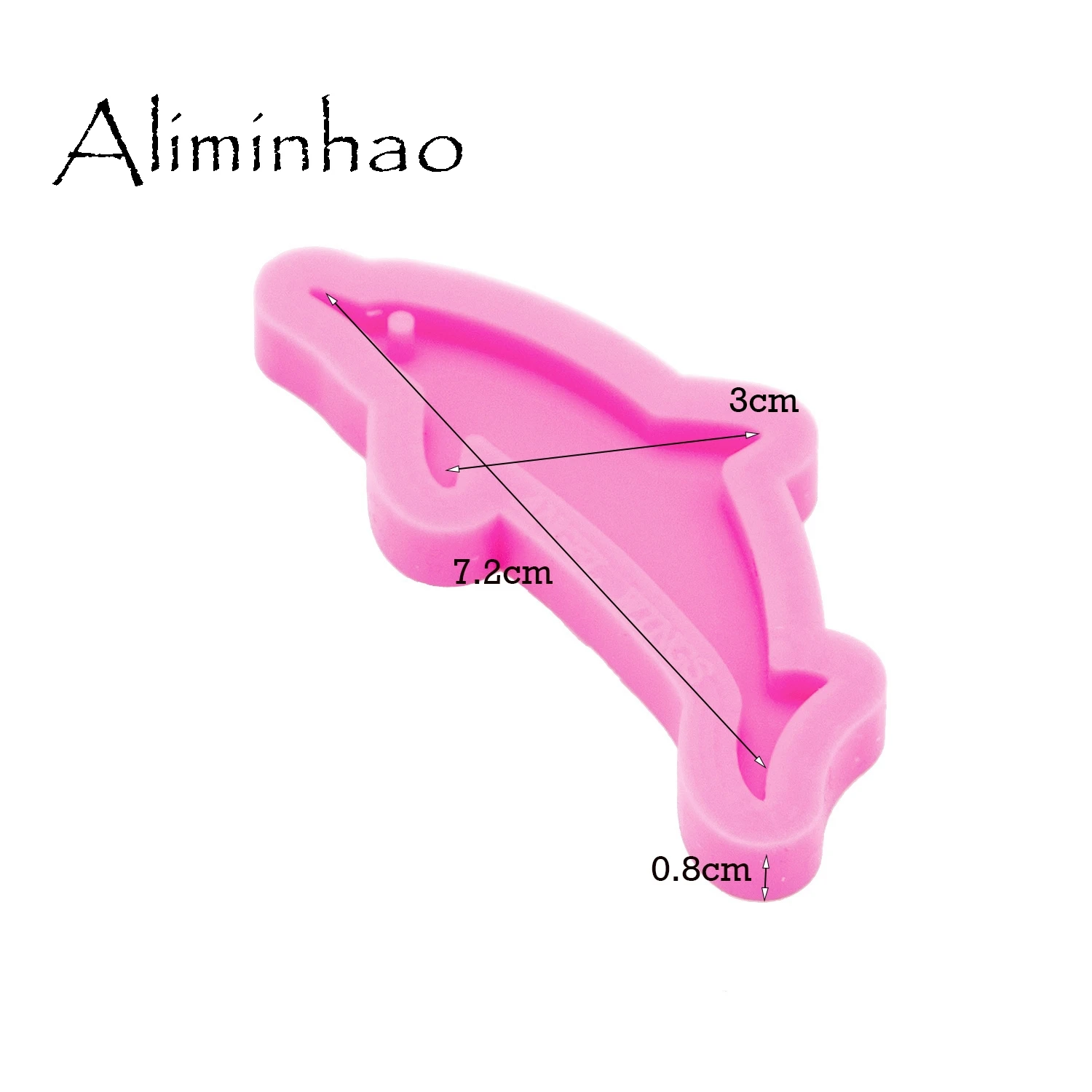 DY0265 Shiny Dolphin Silicone Molds DIY Epoxy Resin Craft Keychains Mould-Chocolate Fondant Cake Mould Silicone Mold