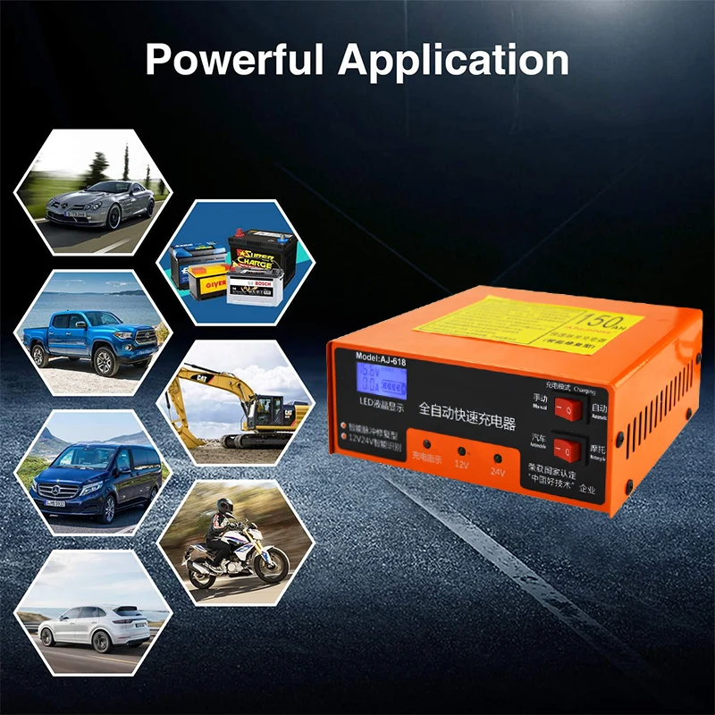 12V 24V смарт устройство для быстрой Мощность полный автоматический автомобильный