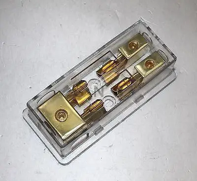 Предохранитель макси держатель 3 X 4GA в 2X 8GA OUT Позолоченные BH-12MG