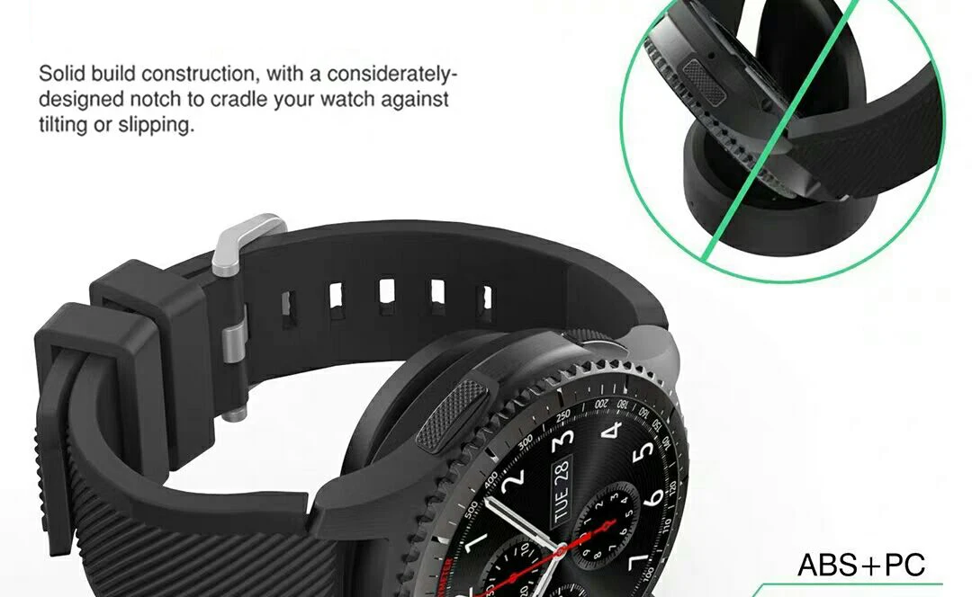 Smart Watch Wireless Charger For Samsung Galaxy Watch 46mm 42m Charger Charging Base for Galaxy Gear S3 S2 Ticwatch Moto 360 1 2