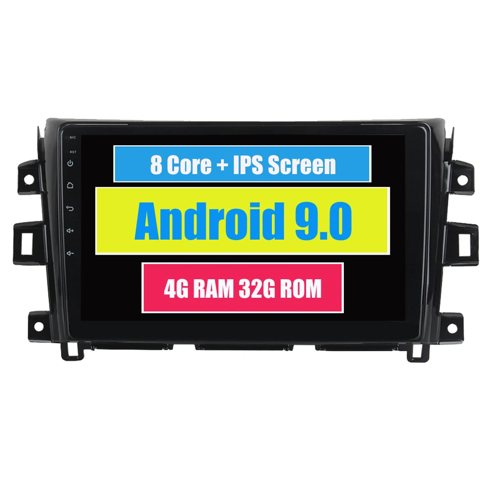 RoverOne автомобильный Радио gps для Nissan Navara NP300 Android 9,0 Восьмиядерный сенсорный экран мультимедийный плеер головное устройство