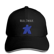 Hello I'm Blue Meeple бейсболка Настольный день бейсболка