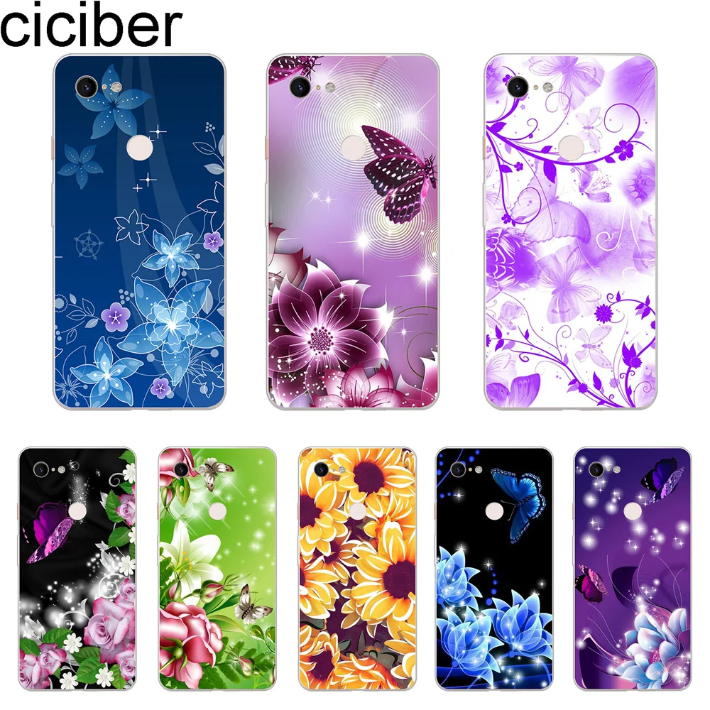 Ciciber Новый Модный чехол для телефона Google Pixel 3 2 XL Мягкая задняя крышка из ТПУ 3XL 2XL