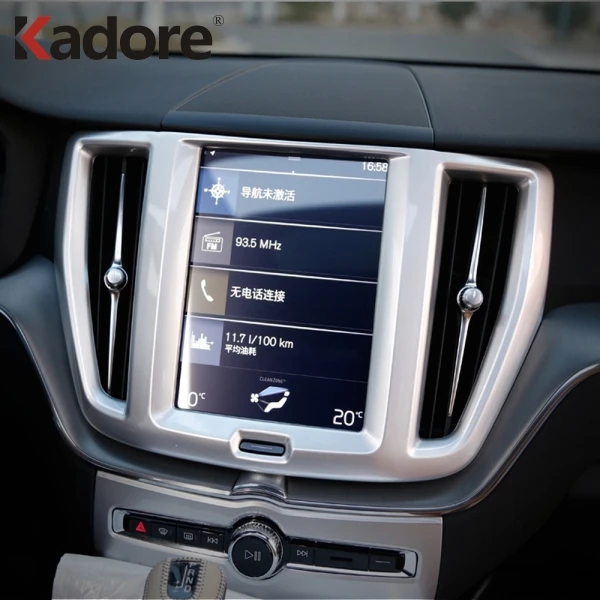 Для Volvo XC60 XC 60 SUV автомобильный аксессуар Центральная панель переключения передач декоративная накладка из углеродного волокна