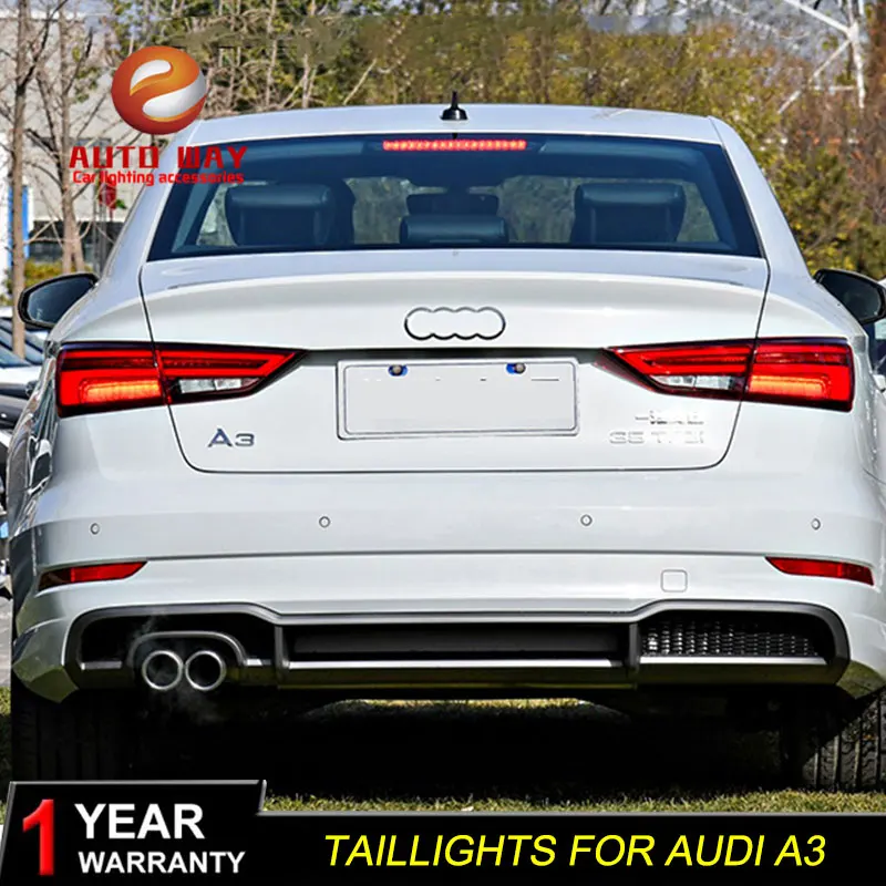 Задний фонарь для стайлинга автомобиля чехол Audi A3 S3 2013 2016 задние фонари