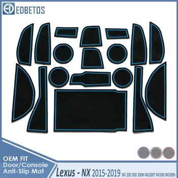 

Anti-Slip Mat For Lexus NX 200T 300 300H AZ10 2015 2016 2017 2018 2019 NX200T NX300 NX300h Accessories Gate Slot Coaster