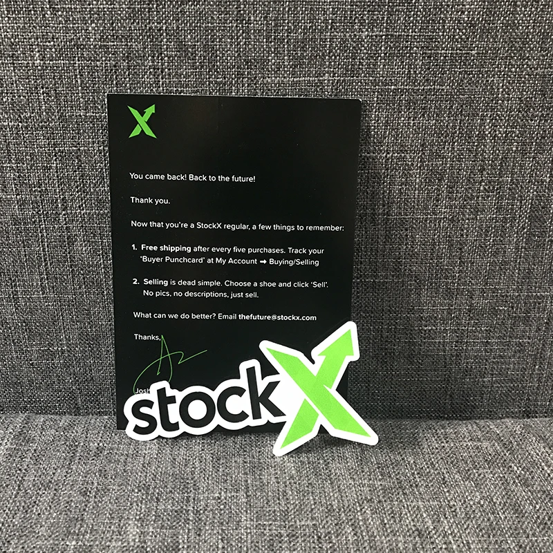 stockx selling code