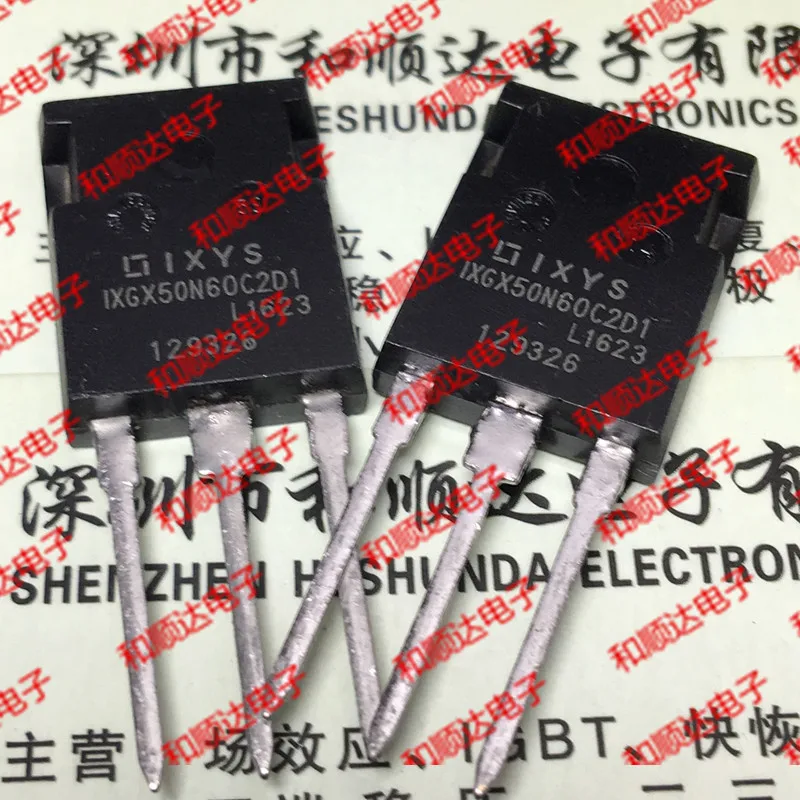 2 шт./IXGX50N60C2D1-247 600V 75A TO247
