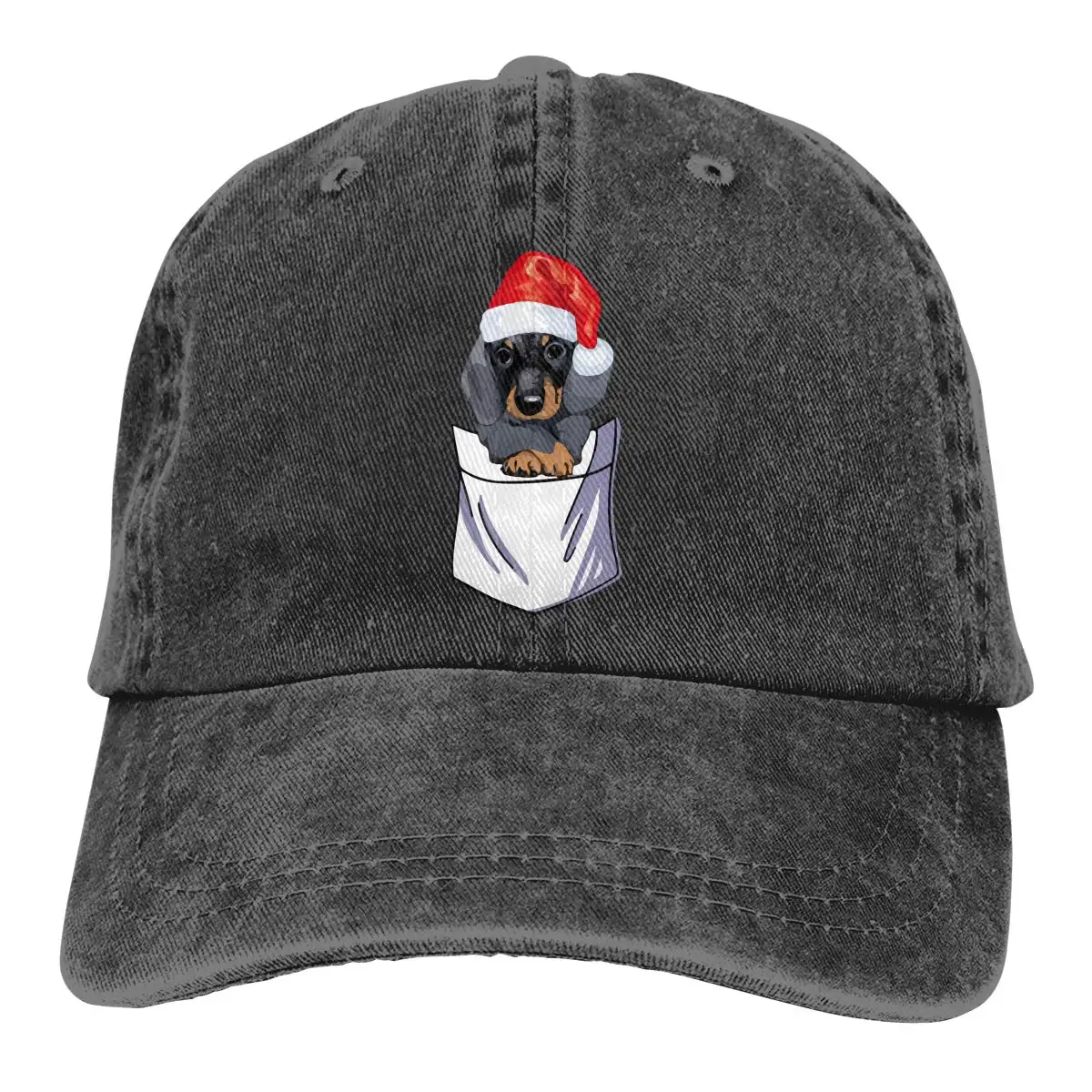 TSDFCSanta такса карманные рождественские мужские/женские регулируемые бейсболки