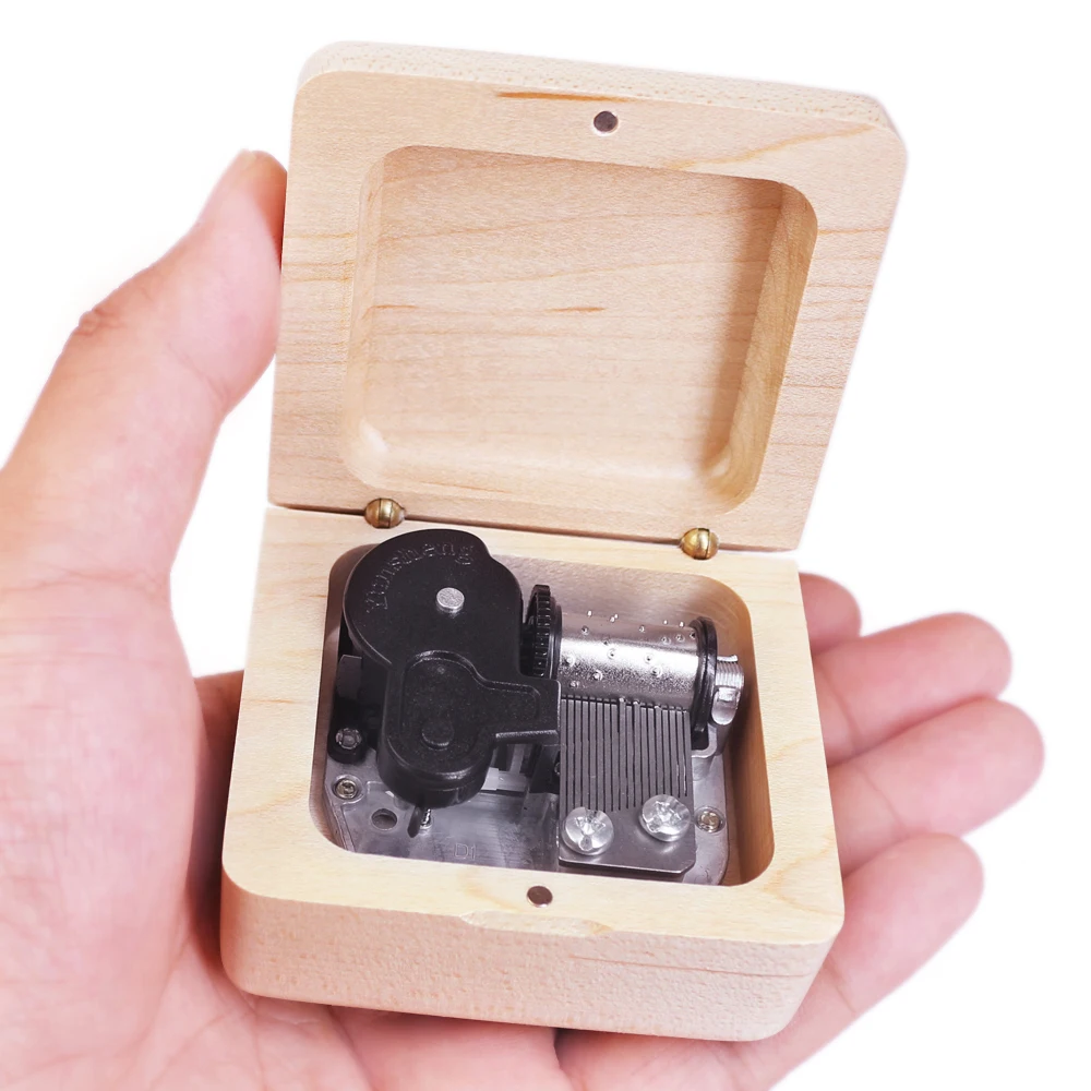 Sinzyo Handmade Wooden The lord of rings Music box birthday Gift For Christmas/Birthday/Valentine's day gift boxs Maple