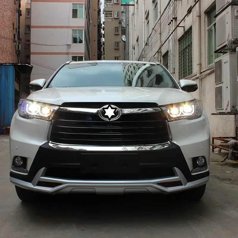 Лампы Cob части Automovil наружные Neblineros Para Автомобильные светодиодные Автомобильные фары в сборе 09 для Toyota Highlander